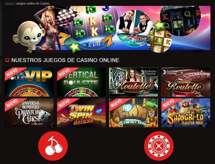 Circus juegos casino en vivo