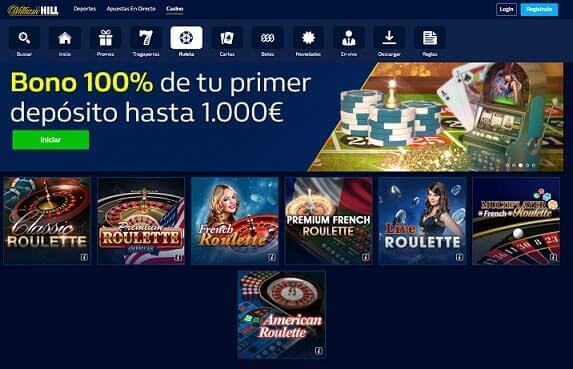 William hill casino en vivo