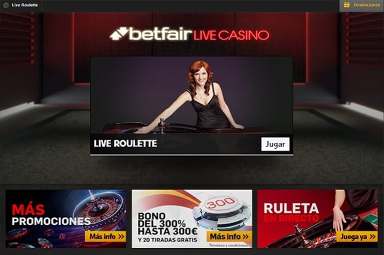 betfair casino juegos en vivo