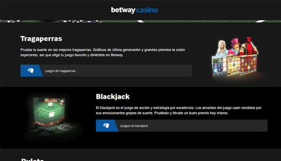 betway juegos