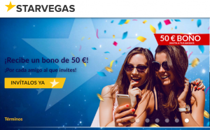 200 euros esperan por primer depósito en Starvegas