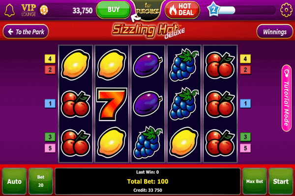 Juego Sizzling Hot Deluxe