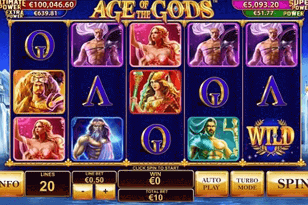 Age of the Gods tragamonedas