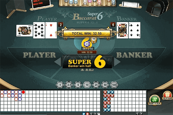 Baccarat Super 6