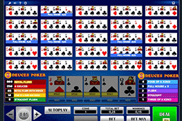 25x Deuces Poker tragamonedas