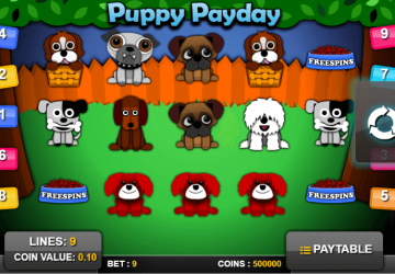 Tragaperras Puppy PayDay