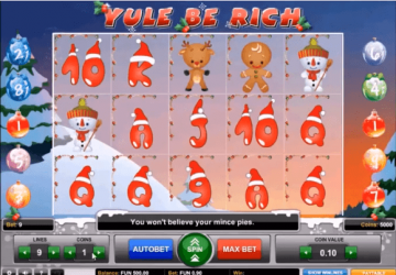 Tragaperras Yule Be Rich