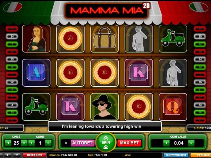 mamma mia 2d
